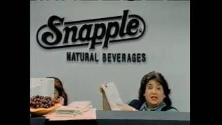 Snapple TV commercial 1995 [upl. by Burck]