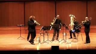 Gomalan Brass Quintet  Morricone live in Rome WARM [upl. by Gnehp]