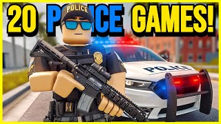 Top 20 BEST Police Games on Roblox 2024 [upl. by Hersch]