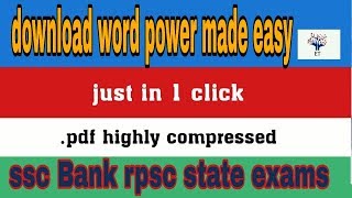 Word Power Made Easy  Book review IN HINDI and free download pdf [upl. by Ecydnarb657]