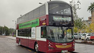 Lothian bus 704e MCV Volvo BZL SF74 YMA [upl. by Suki]