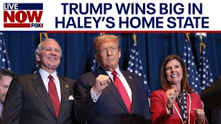 Trump wins South Carolina GOP primary beating Nikki Haley in her home state  LiveNOW from FOX [upl. by Casmey]