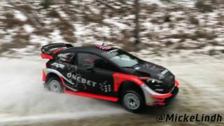 Mads OstbergOla Floene PET Rally Sweden 2017 Ford Fiesta WRCTeam Adapta PURE SOUND [upl. by Melantha]