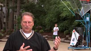 Basketball Shooting Machine for Home  Tom Izzo [upl. by Ewold]