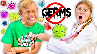 Doctor Visit To Learn Importance Of Washing Hands Germs Story [upl. by Jasmina]