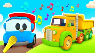 The Truck song for kids Learn street vehicles amp cars for kids Car cartoons for kids amp baby songs [upl. by Nomelihp419]