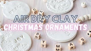 Air dry clay ornaments [upl. by Woodley]