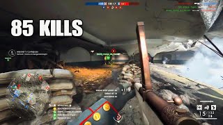 Battlefield 1 Fort de vaux  85kills full CQ game [upl. by Innes]