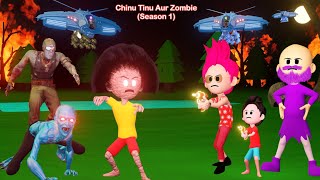 Chinu Tinu Aur Zombie Season 1  TINU KI SHAITANI  Gulli Bulli  Cartoon  Baba Wala [upl. by Parik672]