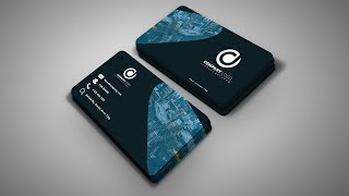 Photoshop Tutorial  Business Card Design [upl. by Aissat]