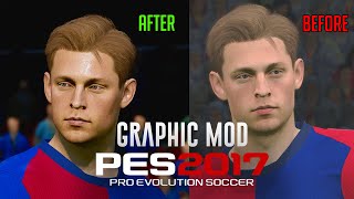 PES 2017 NEW GRAPHIC MOD 2025 AIO [upl. by Millda]