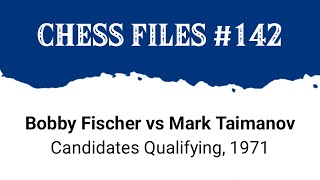 Bobby Fischer vs Mark Taimanov Candidates Qualifying 1971 [upl. by Orling931]