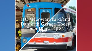 TTC McCowan Yard and Danforth Garage Doors Open House 2023 [upl. by Crary467]