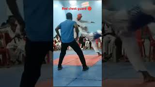 Red chest guard 🔴 taekwondo teakwondokicks ytshorts viral [upl. by Airamzul844]