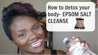 How to detox your body The Epsom Salt Cleanse FULL INSTRUCTIONS [upl. by Orelia]