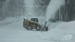 12142024 Soda Springs CA  Major Winter Storm Causes Spinouts Jacknifed Semi Blocking I80 [upl. by Airbmac]