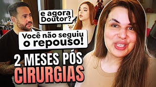 FEMINIZAÇÃO FACIAL e SILICONE Como estou 2 MESES DEPOIS 😲 [upl. by Ringsmuth]