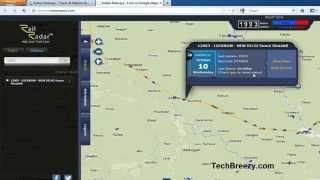 Spot Your Train Live on Map with RailRadar TrainEnquiry com [upl. by Kenweigh507]