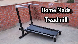 How to make treadmill at home with least costكيف تصنع مشايه في المنزل بأبسط الأدوات وأقل تكلفة ممكنه [upl. by Bartholomeus]