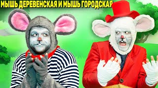 Мышь деревенская и мышь городская 🐭  сказка  Сказки для детей и Мультик [upl. by Duong]