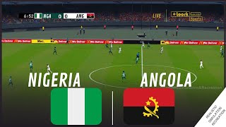 Nigéria  Angola  Coupe dAfrique des Nations 2023  Simulation de jeu vidéo [upl. by Lindberg]