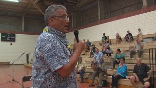 Waipio Valley Access Road Meeting  Mayor Billy Kenoi [upl. by Sherourd]