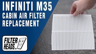 How to Replace Cabin Air Filter 2006 Infiniti M35 [upl. by Elena]