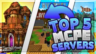 Top 5 MCPE Servers 2020 11430  Hypixel UHC Skyblock Factions  Minecraft Bedrock Edition [upl. by Haikezeh]