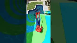 سبايدرمان يتفوق على الأبطال الخارقين في مواجهة قويه ج726 funny spiderman gta5 marvel comedy [upl. by Ymmas]