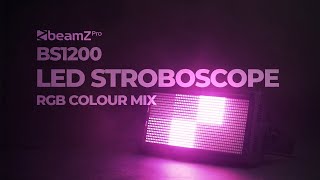 BeamZ Pro BS1200 LED Stroboscope  RGB [upl. by Erbes]