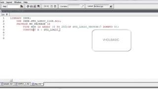 VHDL BASIC Tutorial  PACKAGE [upl. by Higinbotham]