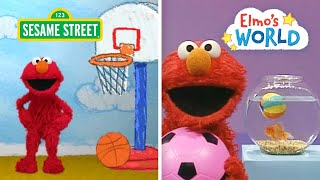 Sesame Street Play Ball Elmo’s World Sports Compilation [upl. by Aivatra]