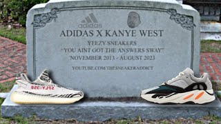 adidas Kanye West Yeezy Sneakers REALLY OVER RIP YEEZYS [upl. by Odyssey]