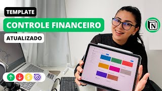 TEMPLATE DE CONTROLE FINANCEIRO ATUALIZADO [upl. by Mandler]