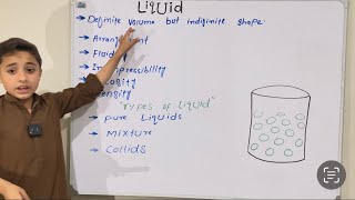 Liquid  properties of liquid  states of matter  by israr khan [upl. by Lavinia418]