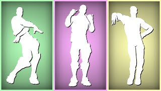 Top 30 Legendary Battle Pass Dances amp Emotes in Fortnite Lunar Party Orange Justice [upl. by Hufnagel]