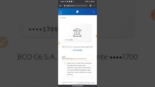 🔴COMO CADASTRAR CONTA C6 BANK NO PAYPAL🔴 [upl. by Ytsim]