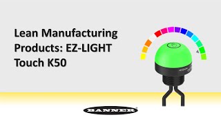 Lean Manufacturing Products Banner EZLIGHT Touch K50 [upl. by Elenore67]