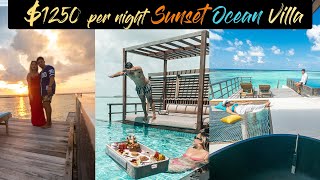 1250 Ocean Villa Furaveri Maldives nepalivlog nepalicouplevlogs  V004 [upl. by Ezri]