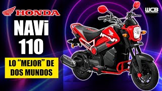 HONDA NAVi 110 Ni MOTO ni SCOOTER 🇯🇵  Reseña 2023 [upl. by Esorrebma]