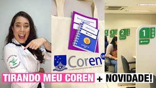 VLOGTIRANDO CARTEIRINHA DO COREN DE TÉCNICO DE ENFERMAGEM [upl. by Evers477]