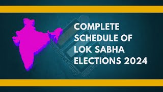 Lok Sabha and Assembly elections 2024  Polling dates States schedule and result date [upl. by Ocko]