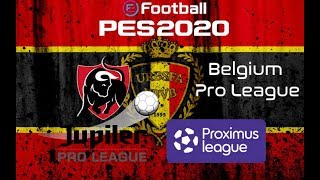 PES 2020 Belgium Pro League D1D2 UPDATE 30 [upl. by Monroe367]