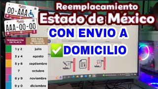 COMO PEDIR PLACAS CON ENVIO A DOMICILIO ✅️RENOVACIÓN DE PLACAS 2024 [upl. by Reo]