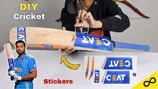 DIY CEAT Cricket bat Stickers  क्रिकेट बैट Restoration [upl. by Lucky]