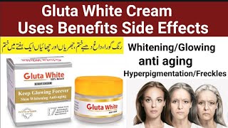 Gluta White Cream For Face Whitening and Brightening Dr Review [upl. by Iz260]