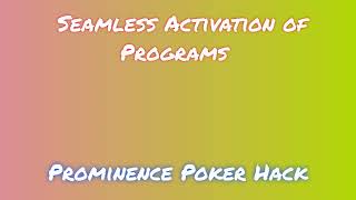 Prominence Poker Mod Menu 2024  Aimbot  ESP  Noclip  Latest Updates [upl. by Boyer694]