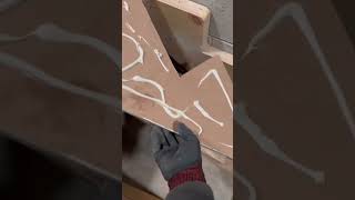 Template and good tips for stairs installation 👉 Gpr3Carpentry🔨 carpentry tools tips viral [upl. by Inobe524]