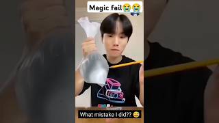 Water and 🤥🫨 thali magic fail 🥲🥲🥲shortmagicfailpopatmagic [upl. by Conni]