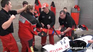 Technique extraction baquet F4  ACO Le Mans 2016 [upl. by Ivonne]